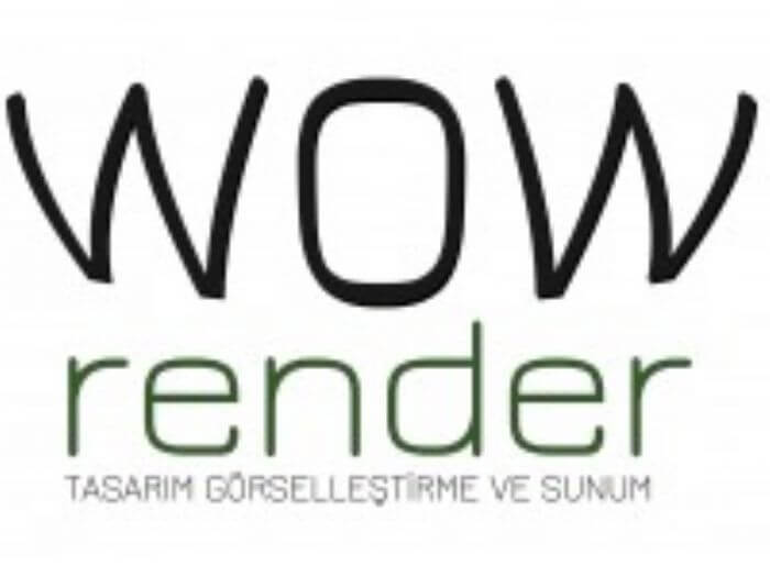 Wow Render 3D Logo