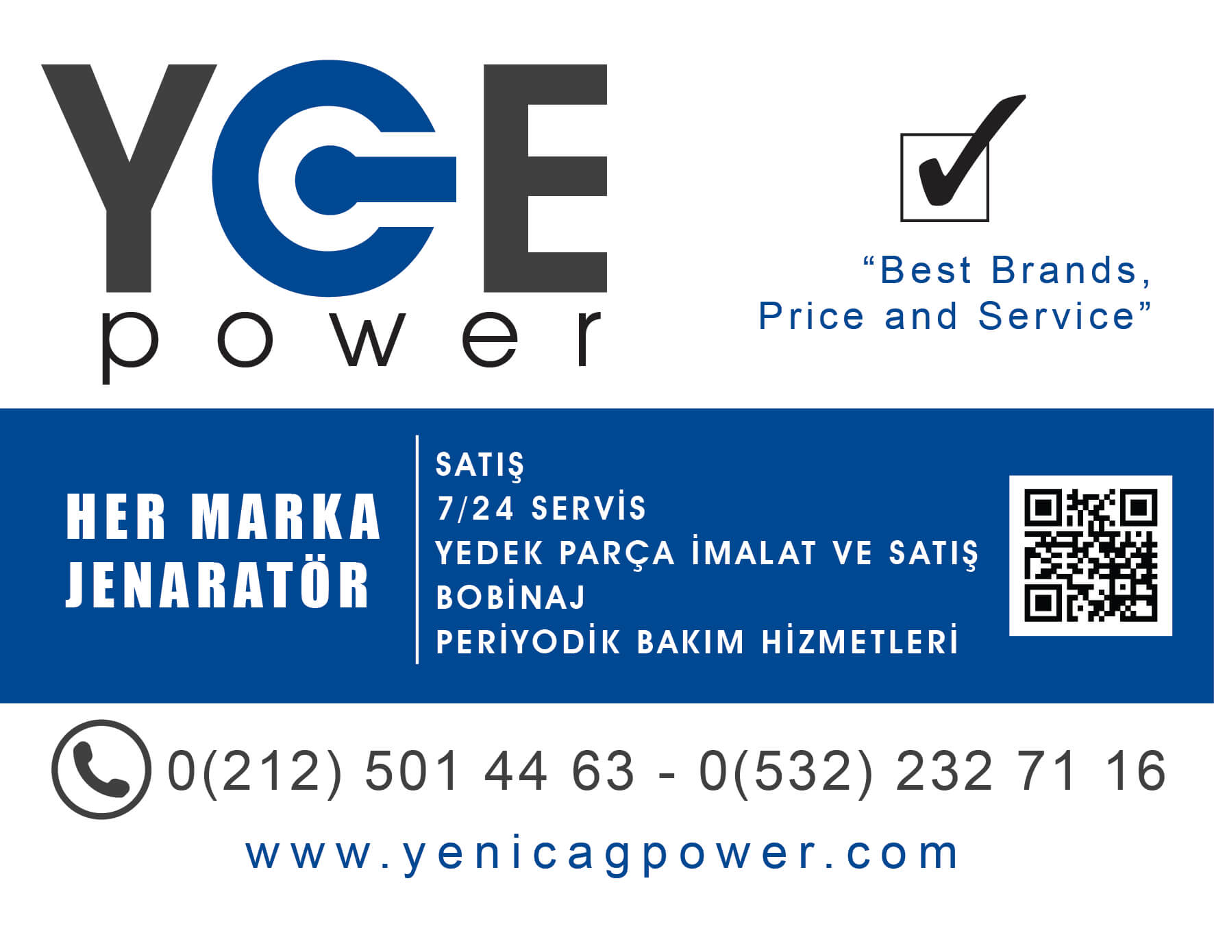 YENİÇAĞ POWER JENERATÖR Logo