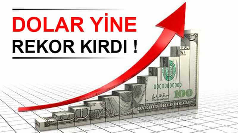 DOLAR YENİ HAFTAYA YENİ REKORLA BAŞLADI !