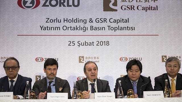 ZORLU HOLDİNG`DEN ÇİNLİLERLE 4.5 MİLYAR DOLARLIK ANLAŞMA