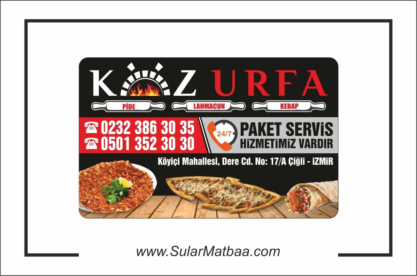 Köz urfa pide lahmacun ve kebap salonu Logo