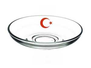 ALKA Baskılı bardak tabak metal etiket Konya Logo