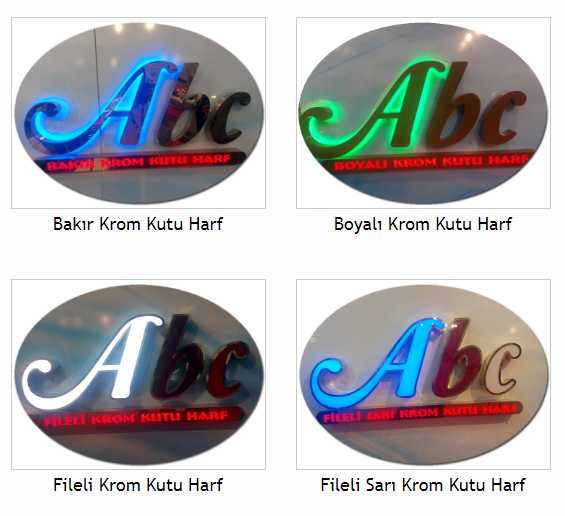 KAAN Konya tabela Kutu harf imalatı Logo