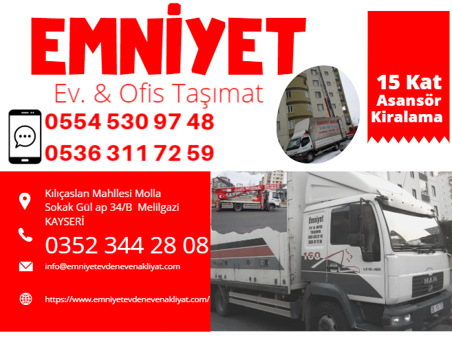 Kayseri Emniyet Evden Eve Nakliyat