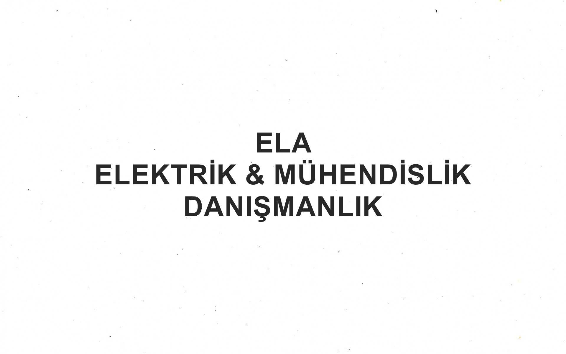 Ela Elektrik & Mühendislik Danışmanlık Logo