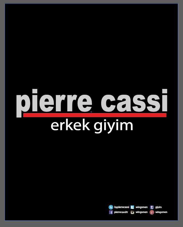 Pierrecassi Toptan Erkek Giyim Logo