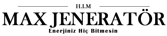 MAX JENERATÖR Logo