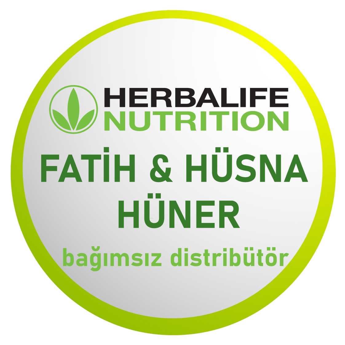 Fatih ve Hüsna Hüner - İzmir Herbalife Distribütörü Logo