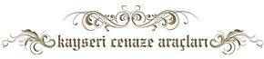 Morg imalatı Kayseri Cenaze Araçları Logo