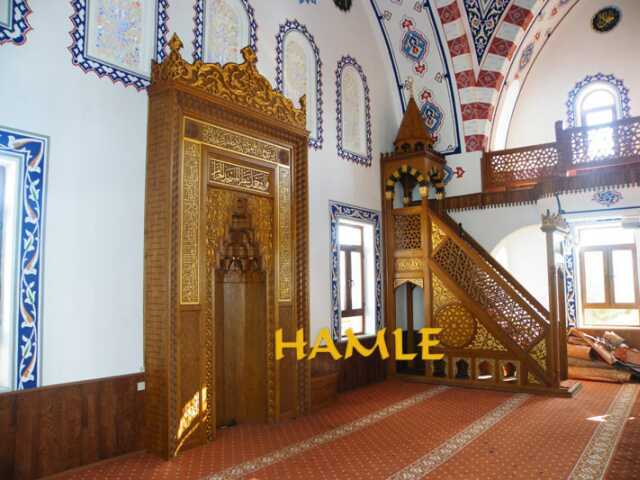 HML Ahşap mihrap minber imalatı cami Kapısı Logo