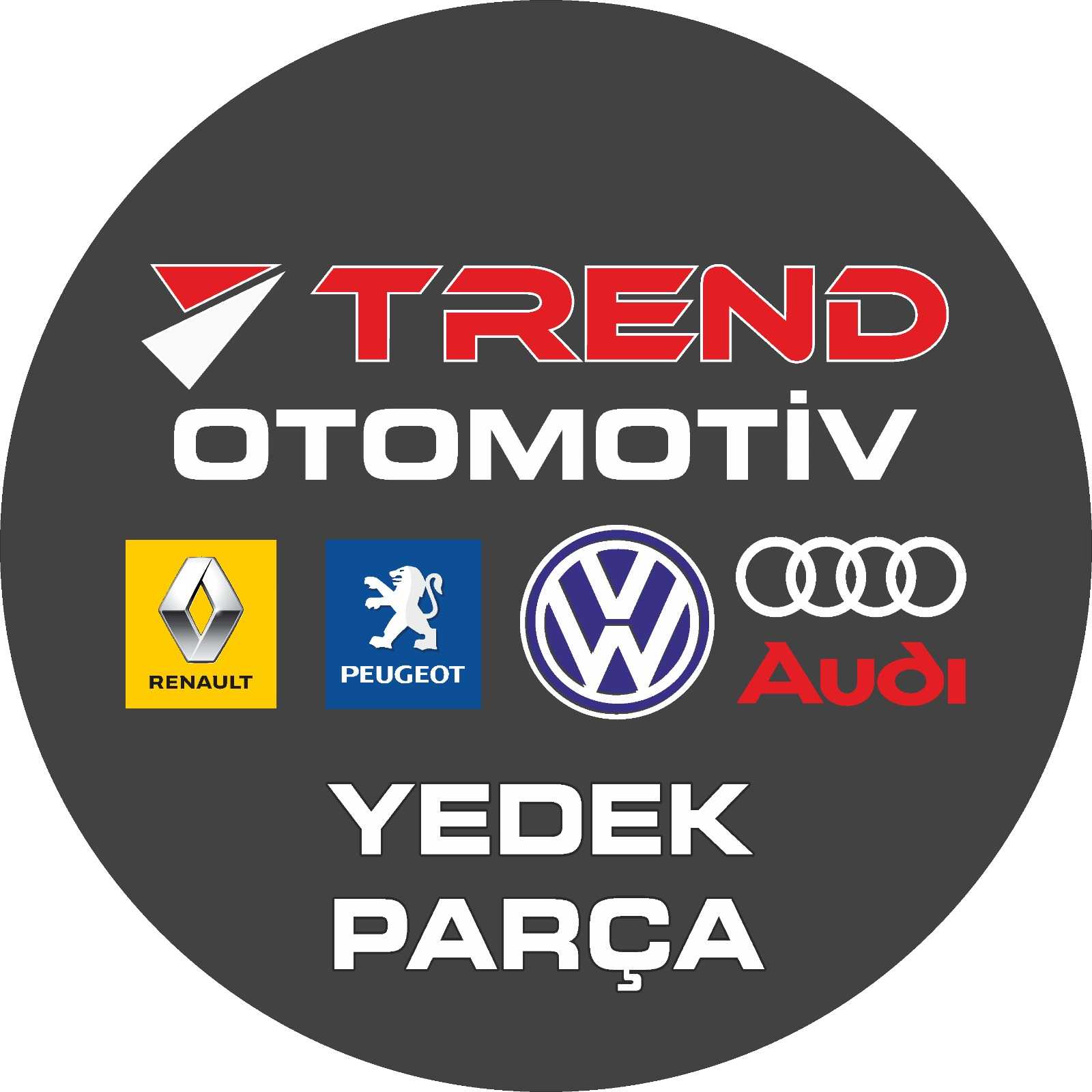 Trend Otomotiv Yedek Parça Renault, Peugeot, Volkswagen Logo