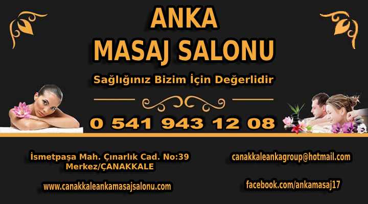 ÇANAKKALE ANKA MASAJ SALONU