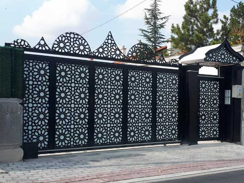 GÜMÜŞOK Konya Çelik Çatı Ferforje Kapı Korkuluk Metal Kamelya